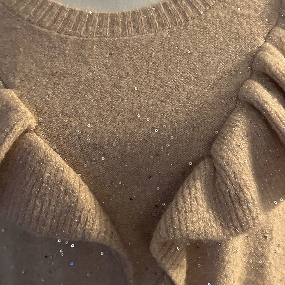LC by Lauren Conrad size L sweater sequined - Picture 5 of 12